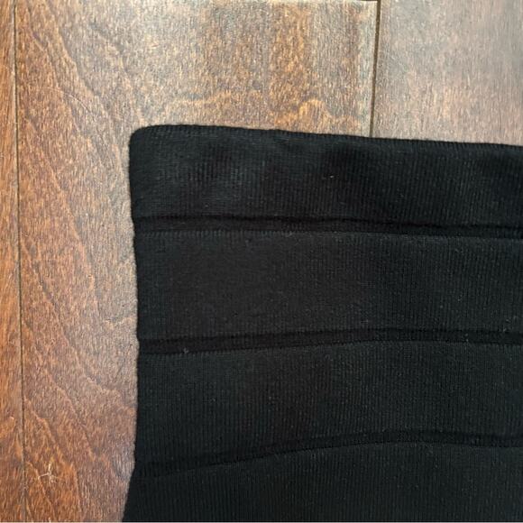 Express Black Women's Bandage Skirt With Braided Details, Bodycon, Size XS, NWT - Picture 10 of 12